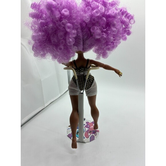 LOL OMG Doll Original Outfit with Gold & Black Bikini and White Mesh Shorts - Picture 2 of 4
